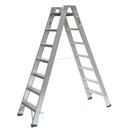 escalada escada duplo com pla taf orm PA 7 + 7 passos Plabell