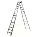 Double montée d'escalier avec pla taf ORM PA 14 + 14 étapes Plabell