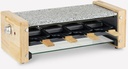 Raclette de madera con placa de piedra natural para 8 personas 1200W H.Koenig WOD12