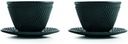 Set 2 tazas + 2 platillos para té Clásica IBili