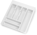 Cubertero Optima para cajón de cocina Vertex/Concept 500 módulo 450mm tablero 16mm blanco Emuca