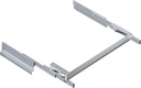 Linee guida estensibile e sollevabile Tavolo pieghevole + 39 Oplà anodizzato inox alluminio Emuca