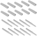 Lot of 10 Push Lite door closers to screw with adjustment 80mm gray plastic shock absorber Emuca