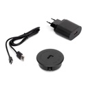 Cargador inalámbrico Airtop 2 negro USB-A D.60mm 10W Qi superficie - Emuca