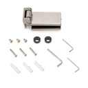 Bisagra Cristal Horizontal Inox 34mm Pala 8-12mm Acero Inoxidable - Emuca