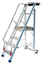 Escalera almacén Forteza 4 peldaños Plabell