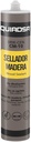 Sellador elástico para madera BRIK-CEN CM-10 Gris oscuro 300ml Quiadsa