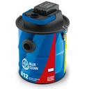 Aschesauger 110W 18V 2Ah Batterie E12b 12L AR Blau Sauber