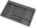 Optima besteklade keuken Vertex / 500 module Concept 800mm 16mm board antraciet Emuca