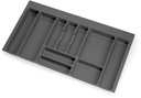 Optima besteklade keuken Vertex / 500 module Concept 900mm 16mm board antraciet Emuca