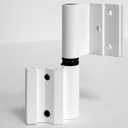 Oude witte rechter scharnier 40x20 Cufesan