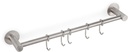 Colgador adhesivo 5 ganchos acero inoxidable Emuca