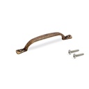 Tirador para mueble Nairobi, L139mm, intereje 96mm, Zamak, Bronce - Emuca