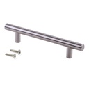 Tirador para mueble Orlando, L400mm, intereje 320mm, Acero, Níquel satinado - Emuca