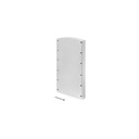 Juego de suplementos laterales para colgador abatible para armario Hang, Plástico, Pintado aluminio - Emuca