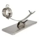 Soporte Jamonero Basculante en Acero Inoxidable y Cabezal Giratorio