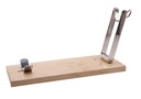 Jamonero inox plegable desplaz. madera - Flores Cortés