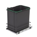 Contenedor reciclaje extracción manual 1x35L gris antracita para mueble cocina - Emuca