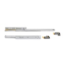 Guías Ocultas Cajones Silver 440mm Acero Cincado - Emuca