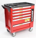 Carro de Herramientas, 7 Particiones, 156un - MADER®