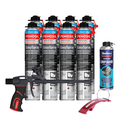 Kit FoamGun S1 + 4 cartouches d'armes à feu mousse projetable Penosil Easyspray 700ml + 500ml Mousse nettoyante douce