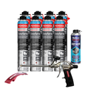 Arme à feu de mousse pistolet Kit cartouches C1 + 4 mousse projetable Penosil Easyspray 700ml + 500ml Mousse nettoyante douce