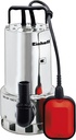 Bomba Sumergible de Agua Sucia Einhell GC-DP 1020 N, 1.000 W, 18.000 L/h, Acero Inoxidable