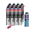 Espuma proyectable Penosil EasySpray caja de 12 botes de 700ml + limpiador de espuma fresca 500ml